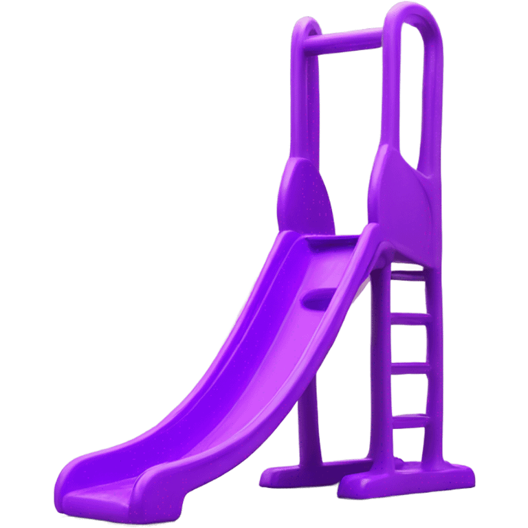 Plastic children's slide purple emoji