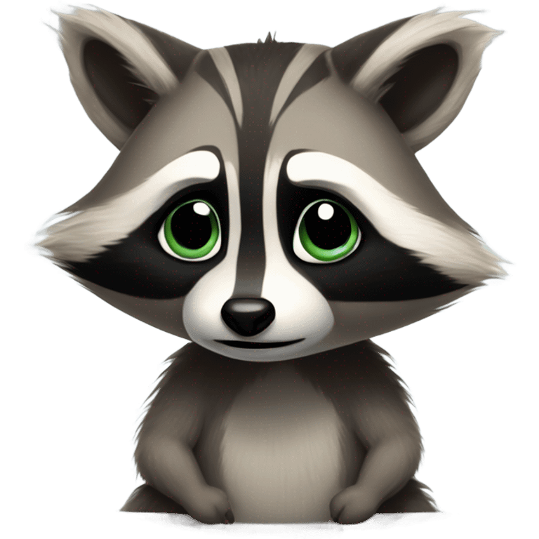 sad raccoon emoji