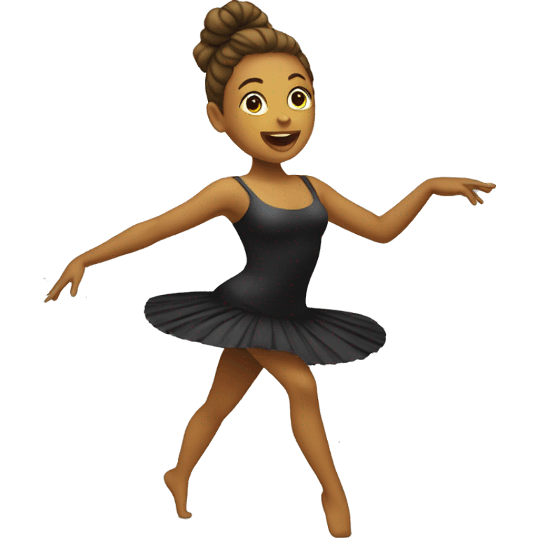 danseuse qui mange  emoji