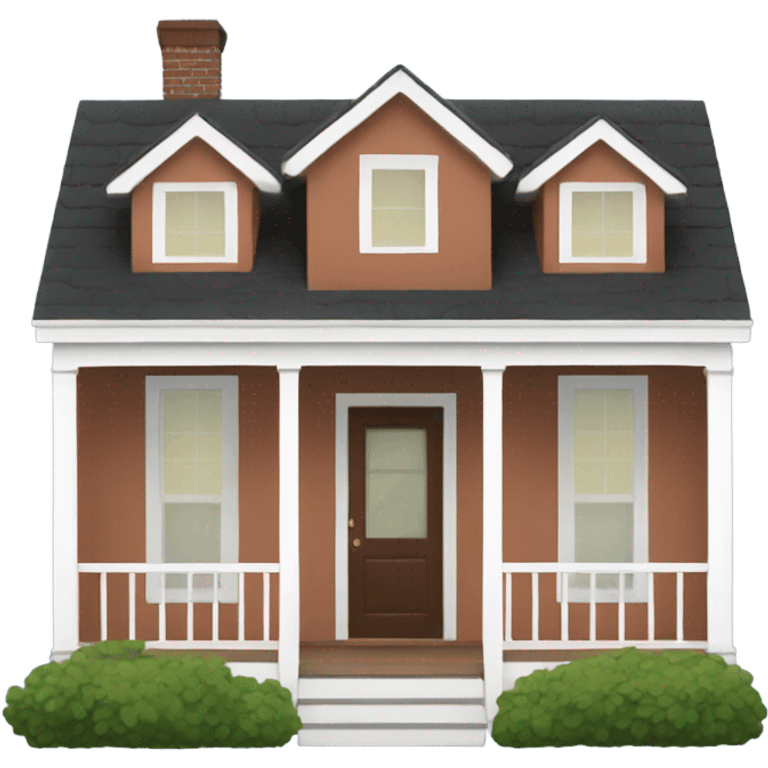 House with porch emoji