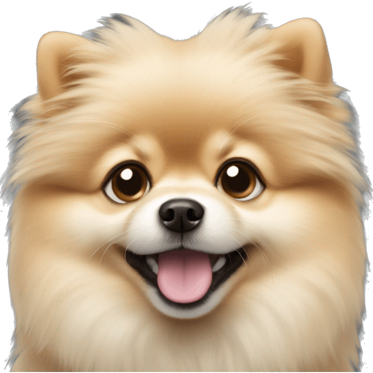 Pomeranian puppy emoji