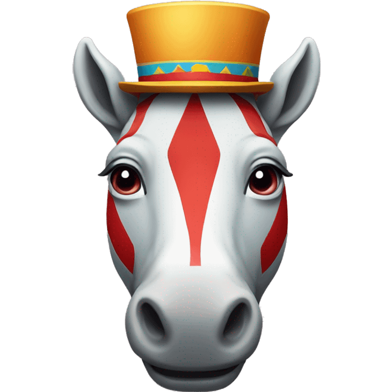 Circus bizon clown horse  emoji