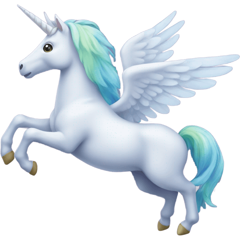 a flying unicorn emoji