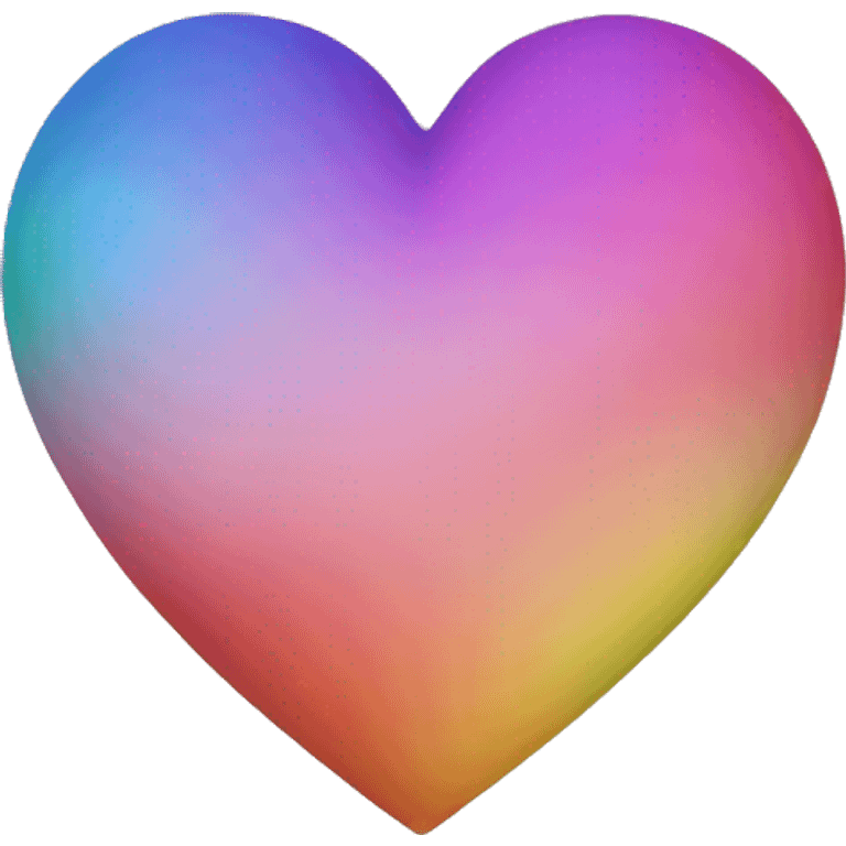 Rainbow heart emoji