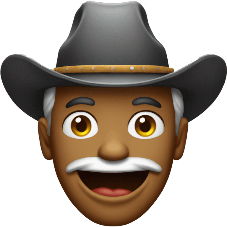 Rodeo clown emoji