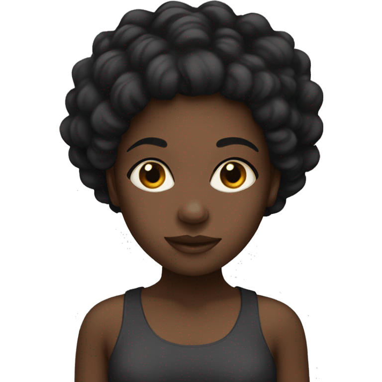 Black girl emoji