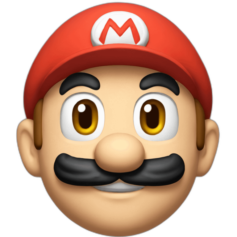 Mario from super mario emoji