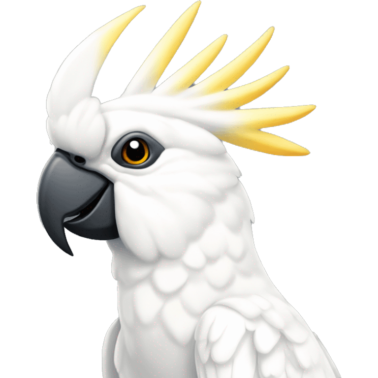 Sulphur crested cockatoo emoji