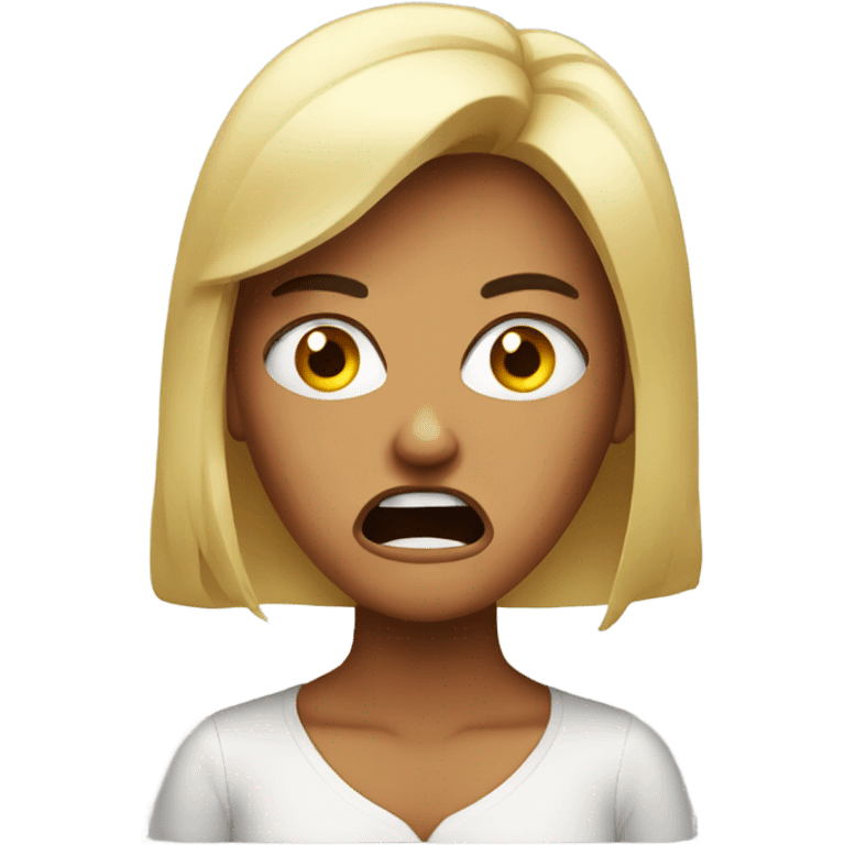 Angry woman  emoji