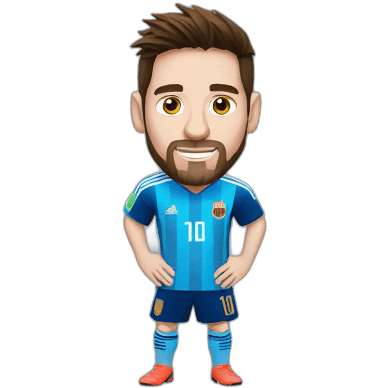 messi world cup emoji