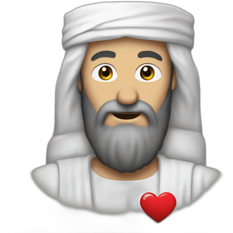 ben laden with heart emoji