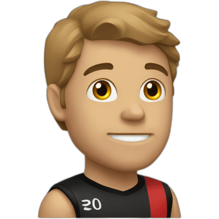 Símbolo do time do Flamengo emoji