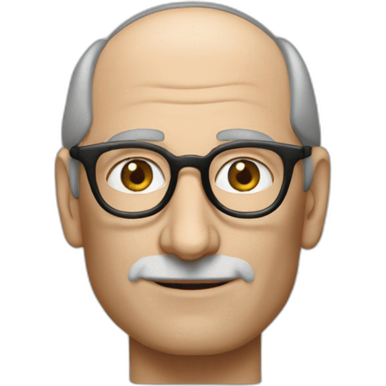 Steve jobs with iphone emoji