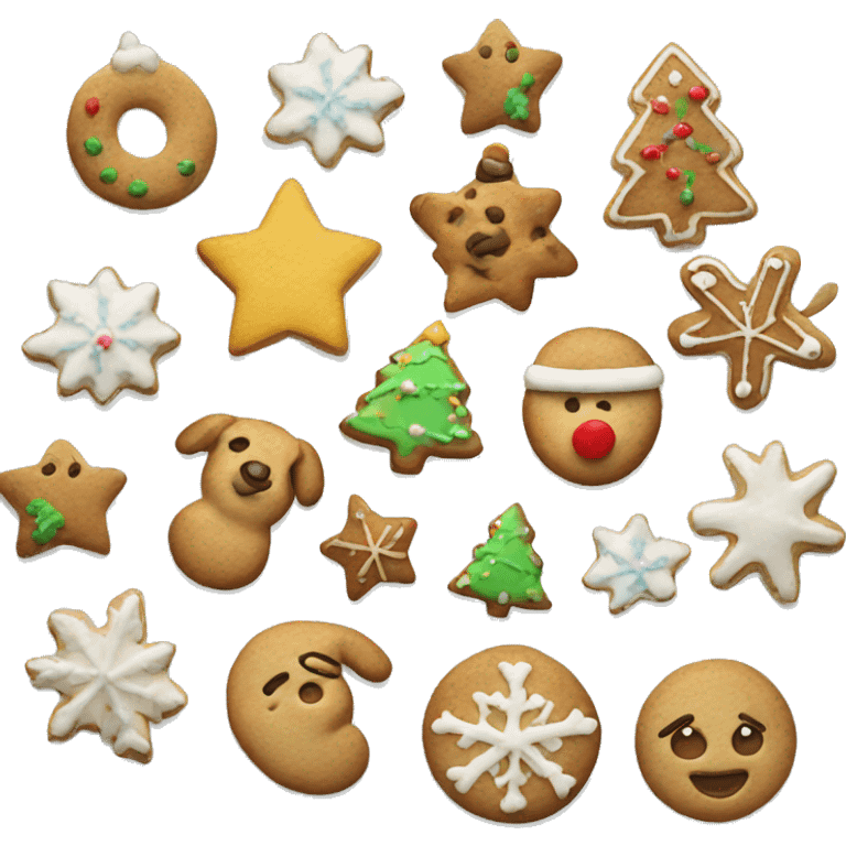 Christmas cookies emoji