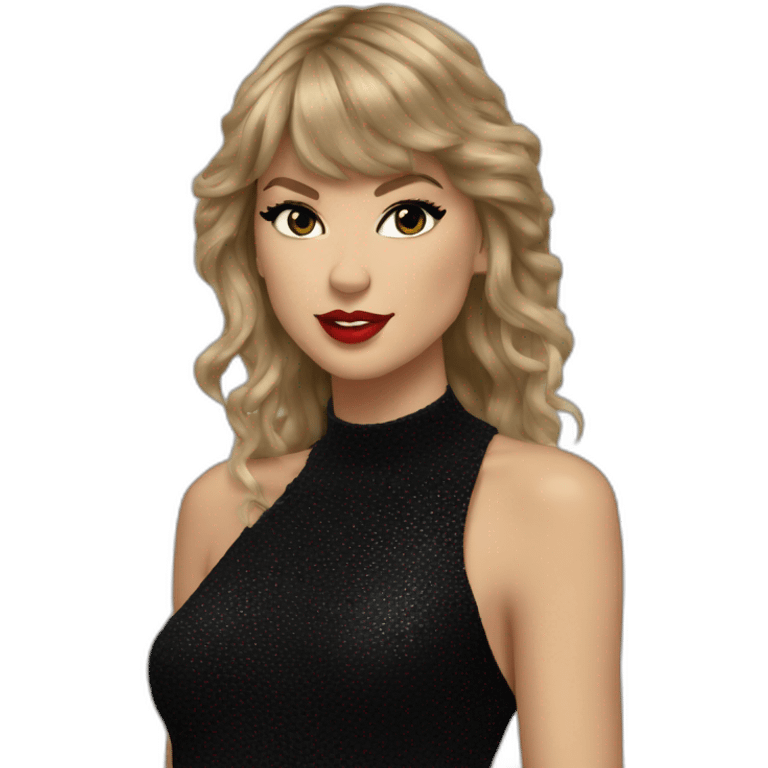 Black Taylor swift emoji