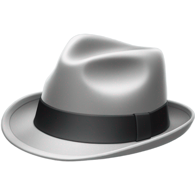 light grey fedora emoji