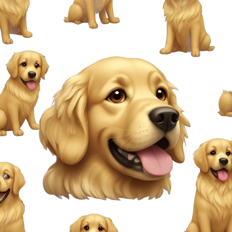 god golden retriever  emoji