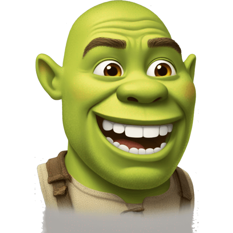 shrek drooling emoji