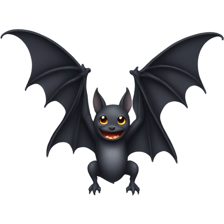 Bat with dragon wings emoji