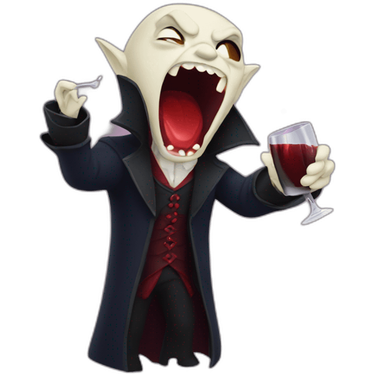 vampire drinking emoji