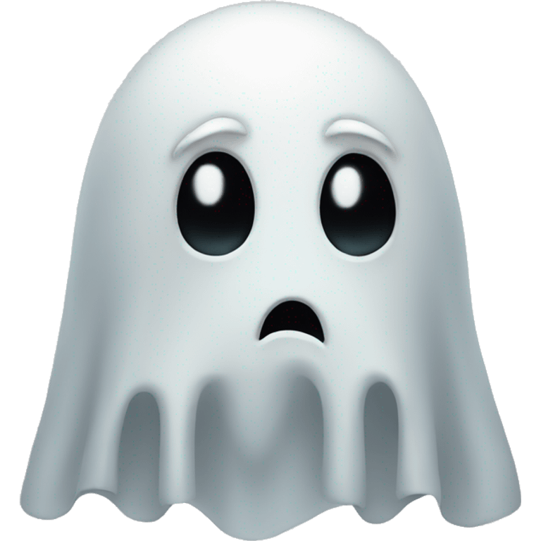 sad ghost emoji