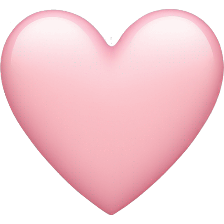 Light pink heart  emoji