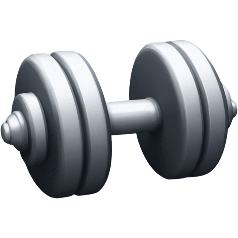 3d dumbell emoji  emoji