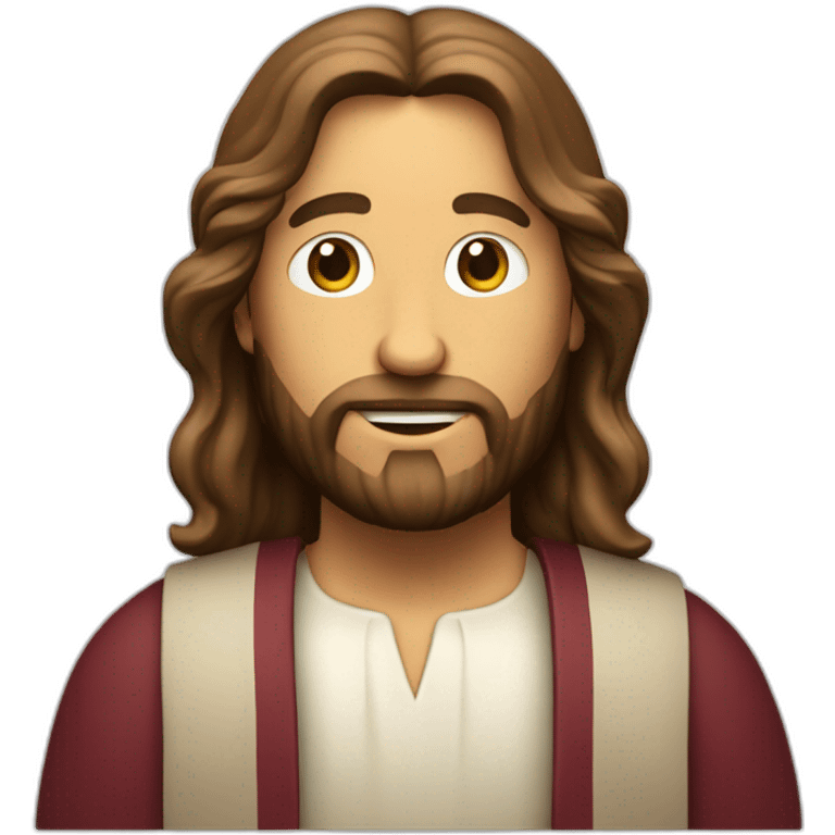 Jésus qui boit du vin  emoji