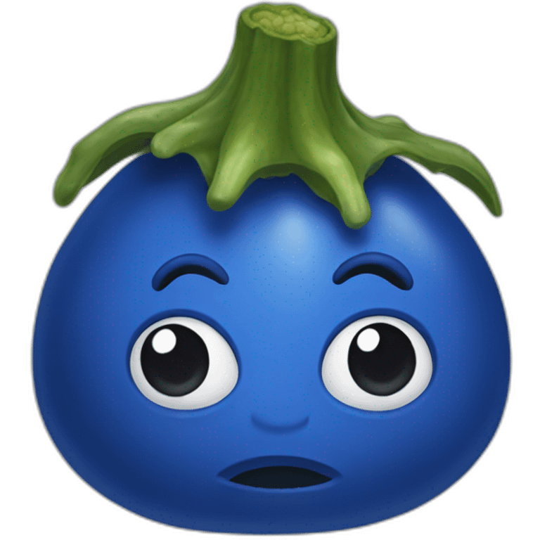 blue-pickle emoji