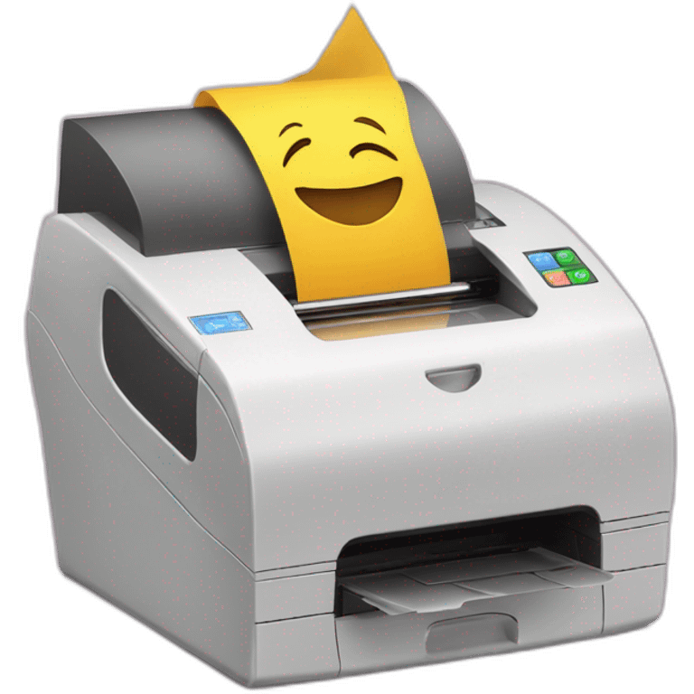 wish machine printer emoji