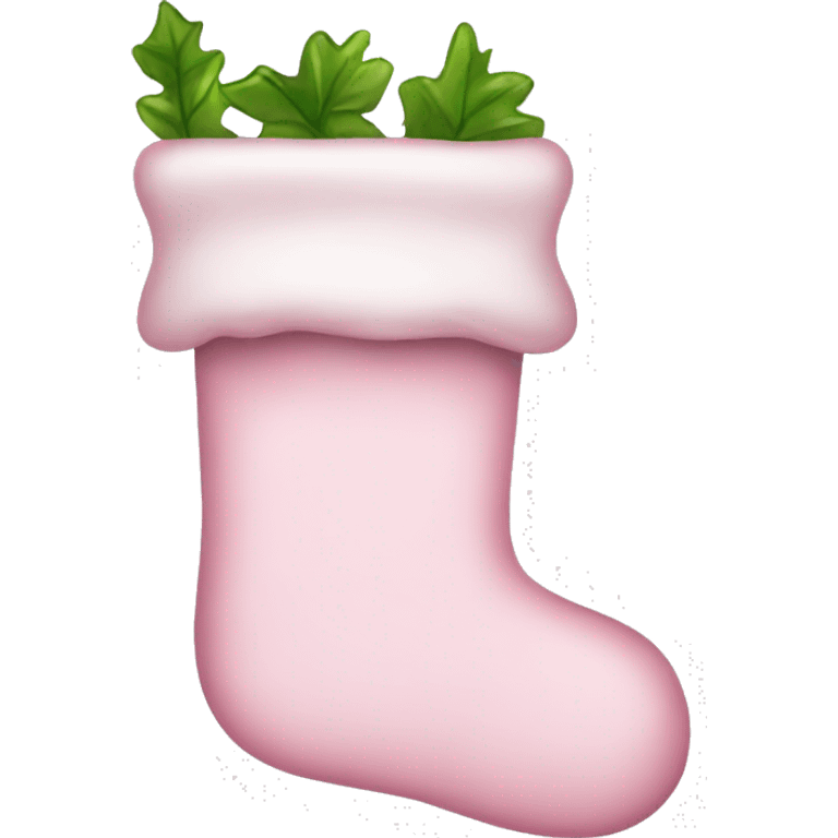 light pink stocking  emoji