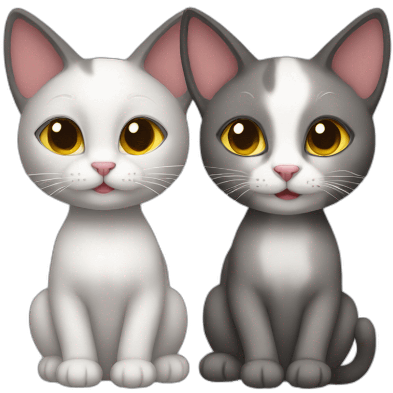 lesbian cats emoji