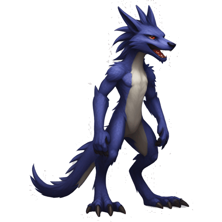 Cool Edgy Sergal species by LiLaiRa full body emoji