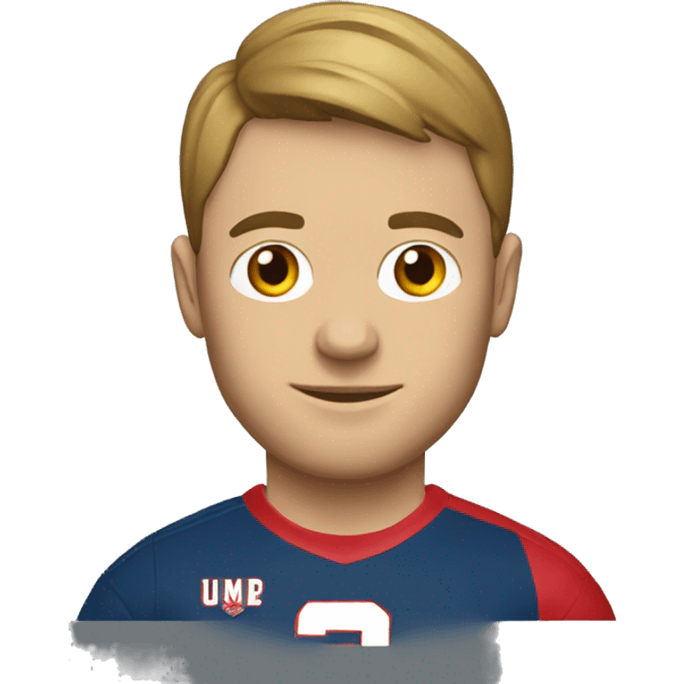 a man with a Murcia football t-shirt emoji