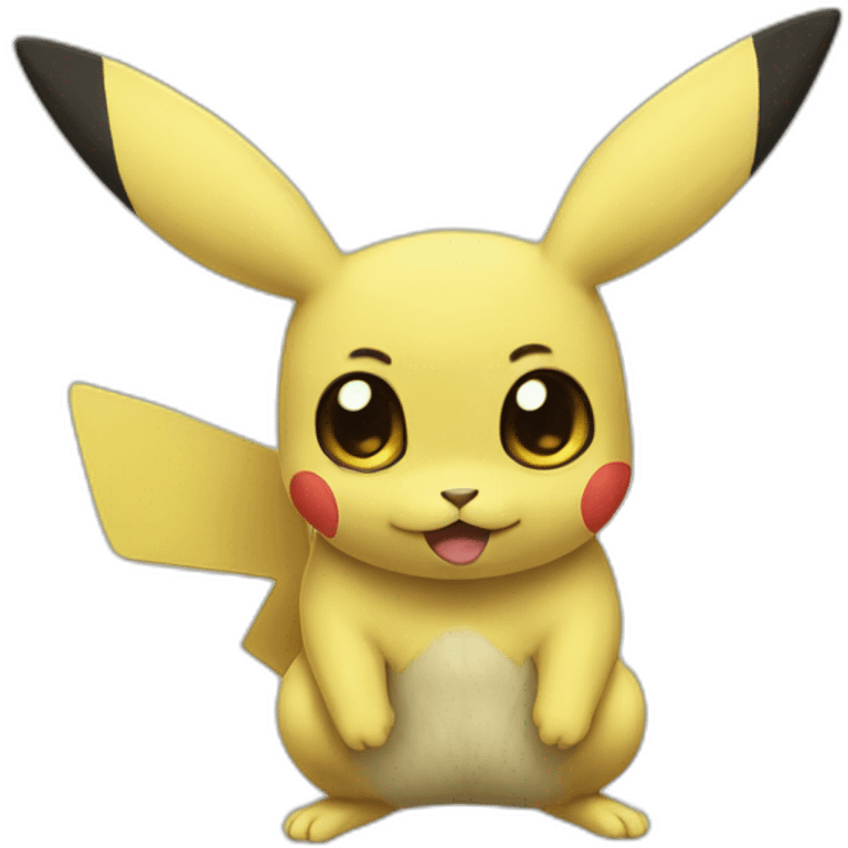 Picatchu pleure emoji