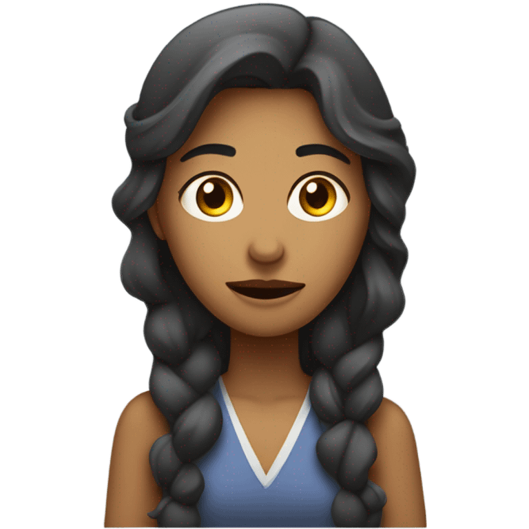 Mujer dormida emoji