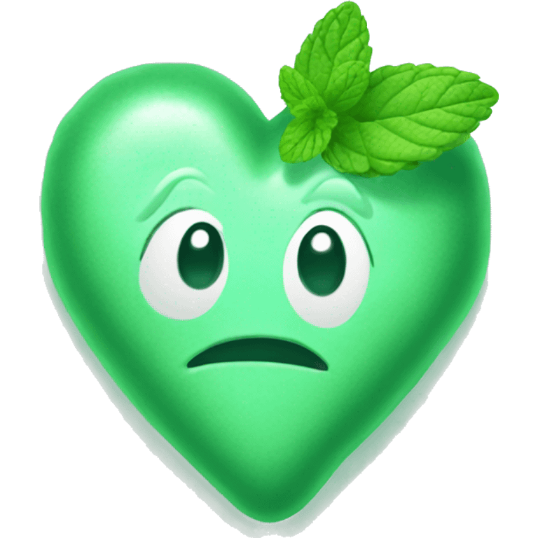 Mint Heart emoji