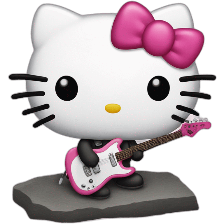 Hello kitty rock emoji