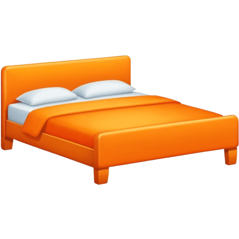 Orange bed emoji