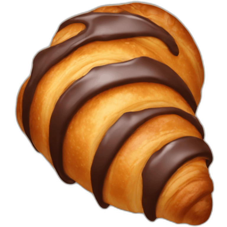 Chocolate croissant  emoji