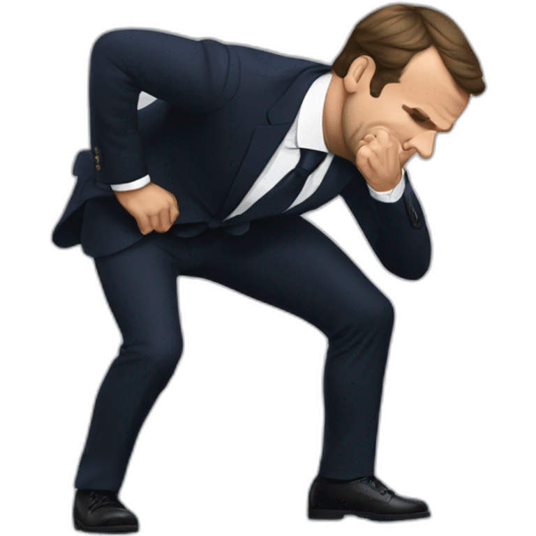 Macron twerk emoji