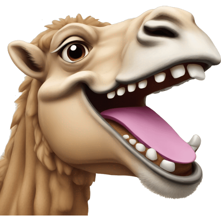 Laughing camel  emoji