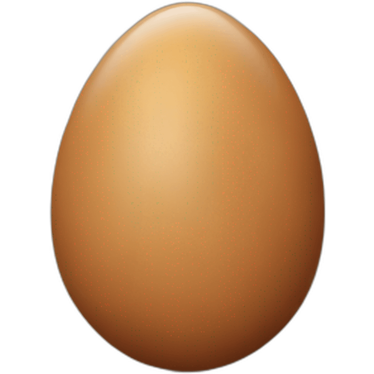 Brown Egg emoji