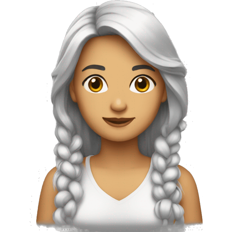 Una tualla femenina emoji