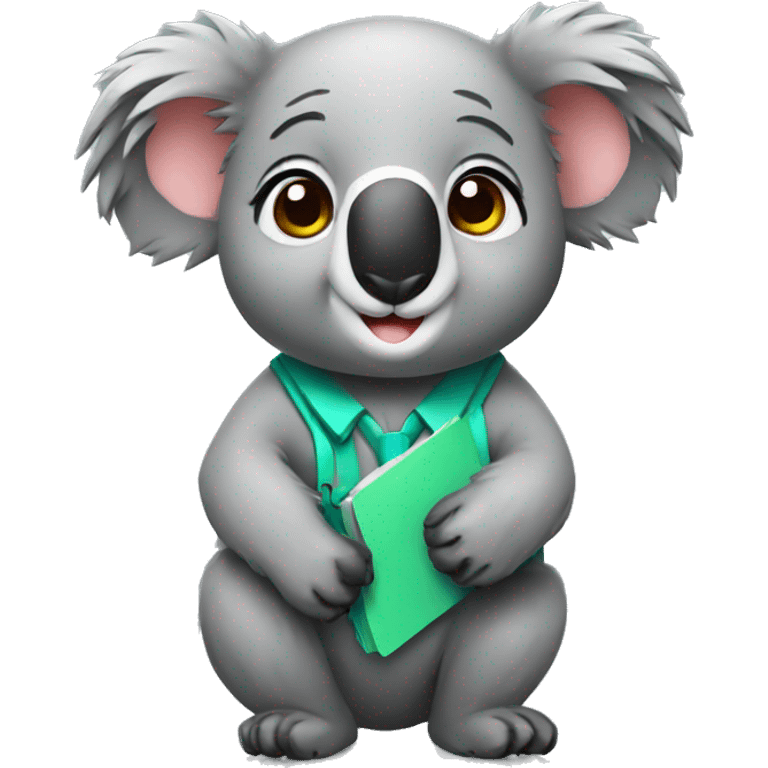 koala teacher emoji