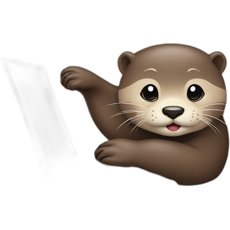 Otter laptop emoji