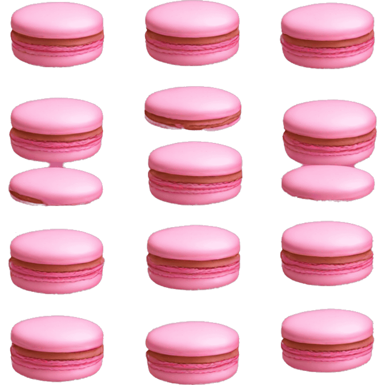 Pink macrons  emoji