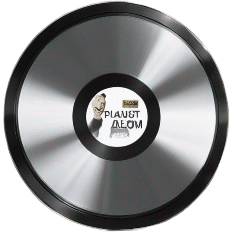 platinum album plaque  emoji