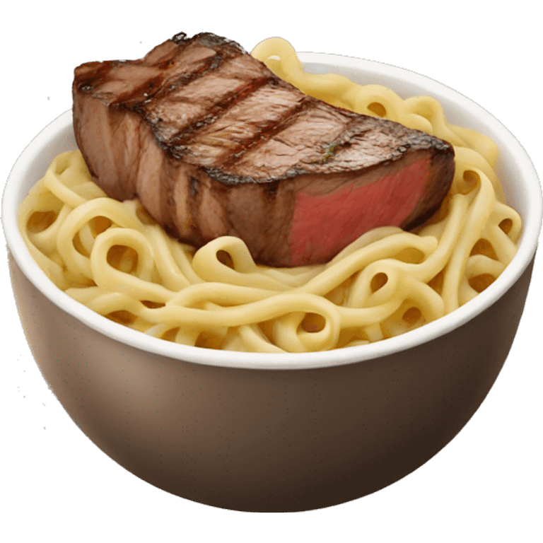 steak noodles emoji