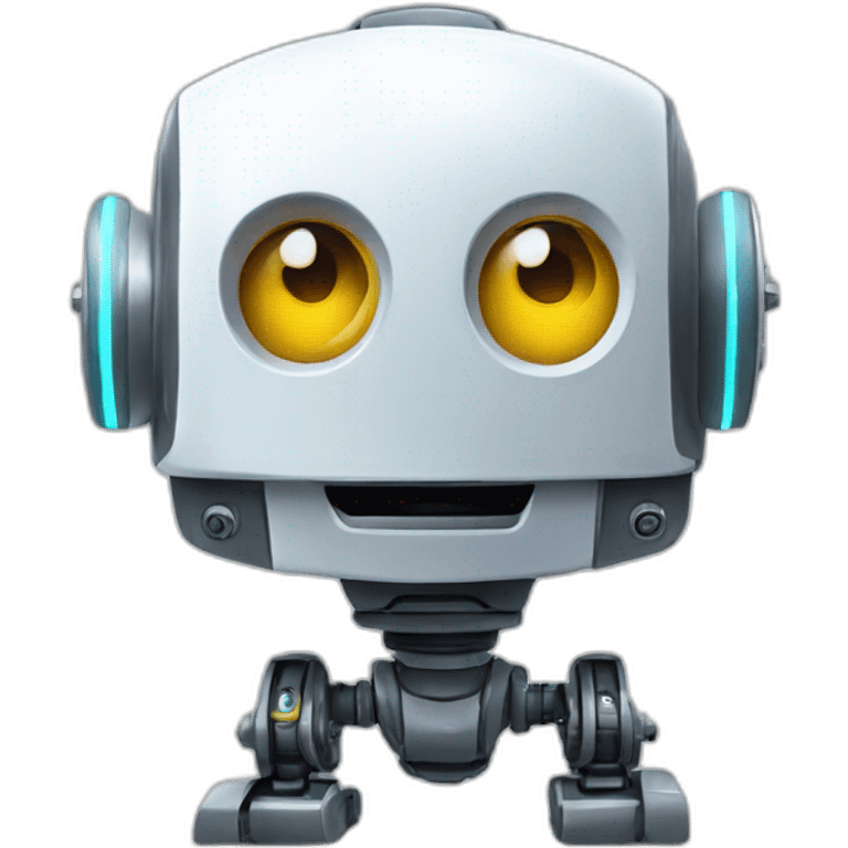 A robot surprised, AI CONCEPT emoji